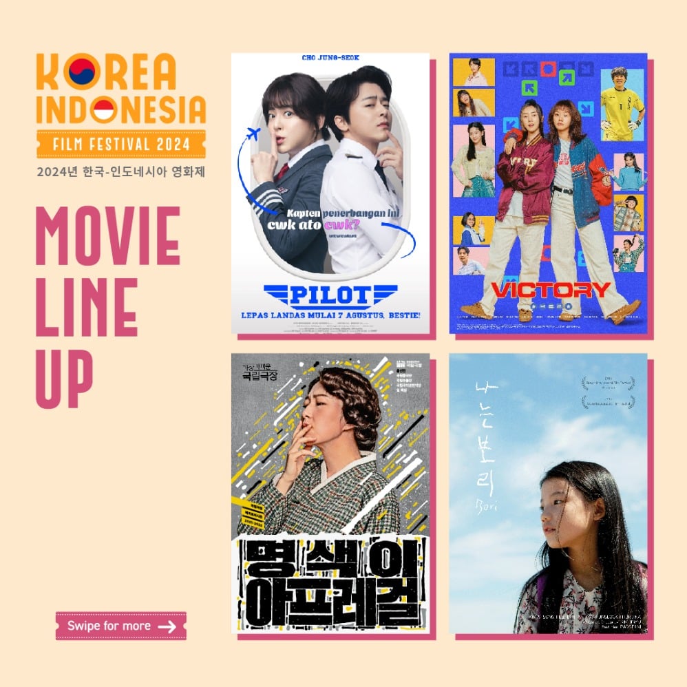 Lineup Korea Indonesia Film Festival 2024 (Sumber gambar: KIFF 2024)