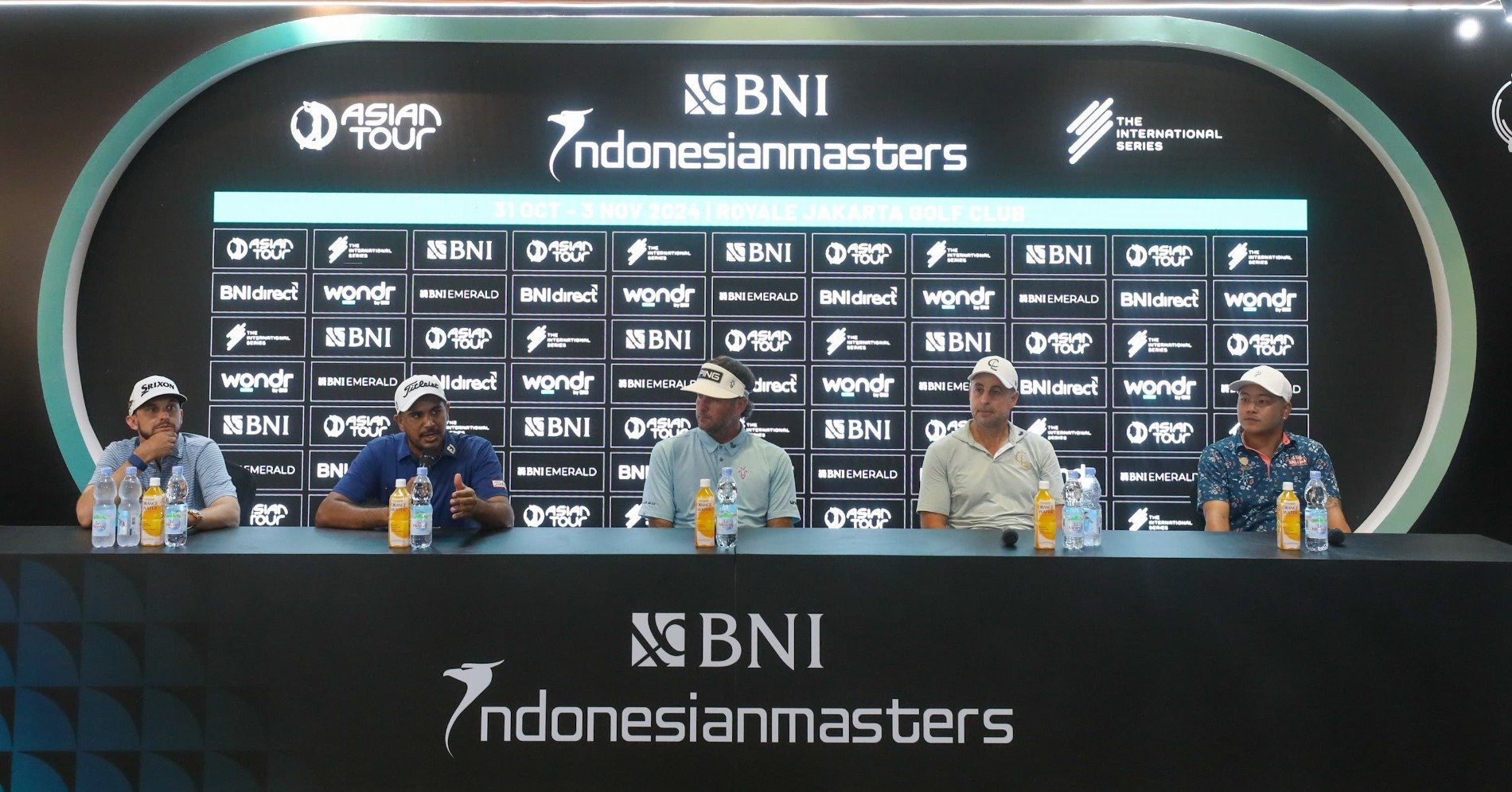 Para pemain golf di Indonesian Masters 2024 (Sumber Foto: Hypeabis.id/Abrurrachman)