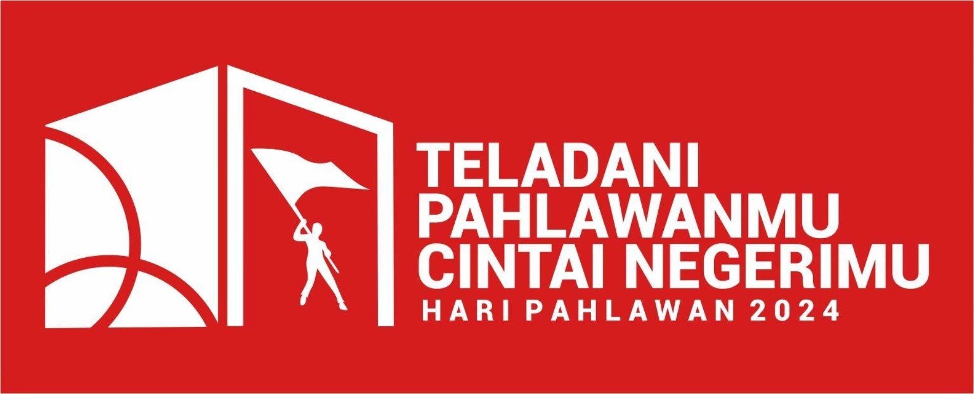 Logo Hari Pahlawan 2024. (Sumber gambar: Kementerian Sosial RI)