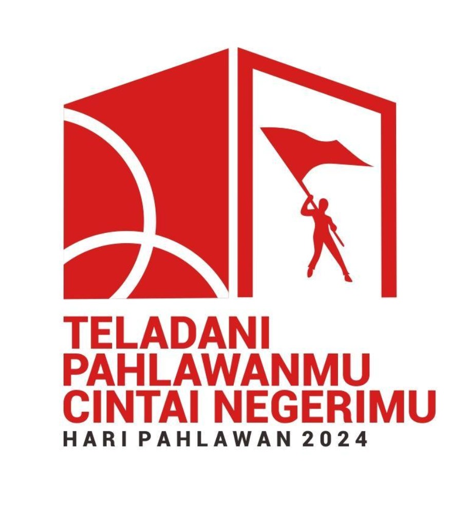 Logo Hari Pahlawan 2024. (Sumber gambar: Kementerian Sosial RI)