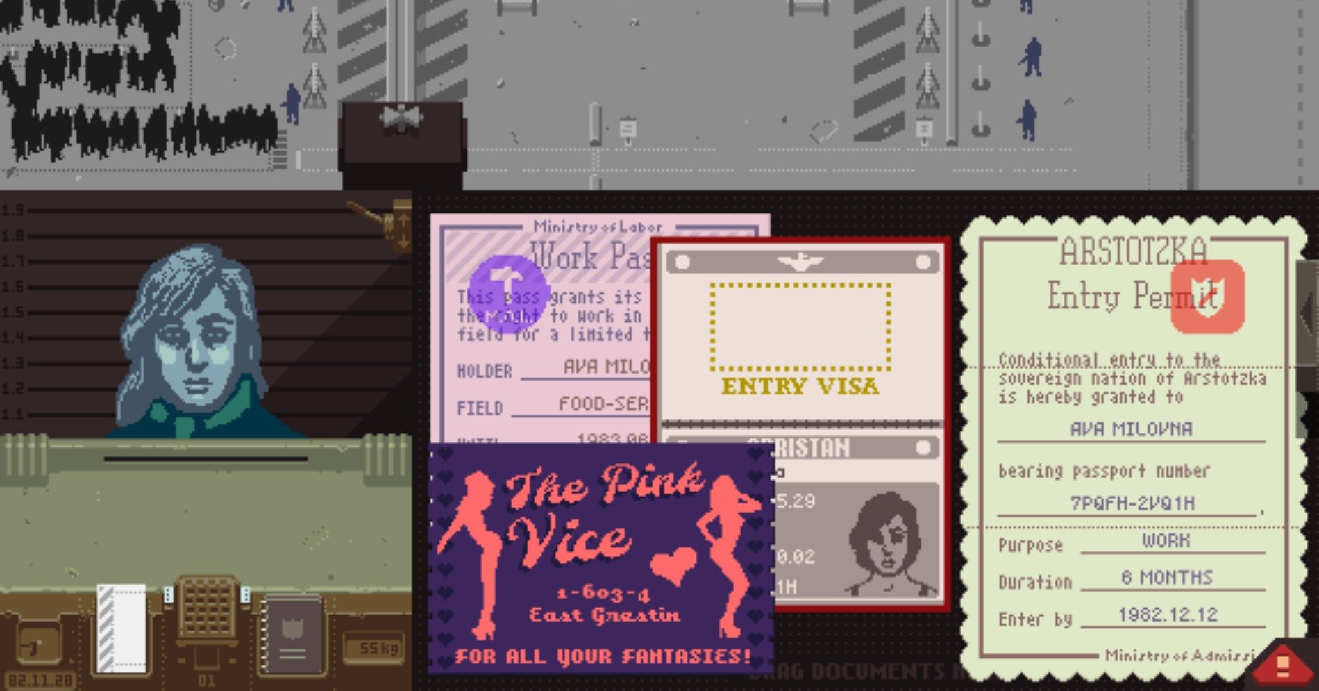 Papers, Please (Sumber gambar: Tangkapan layar game Papers, Please)