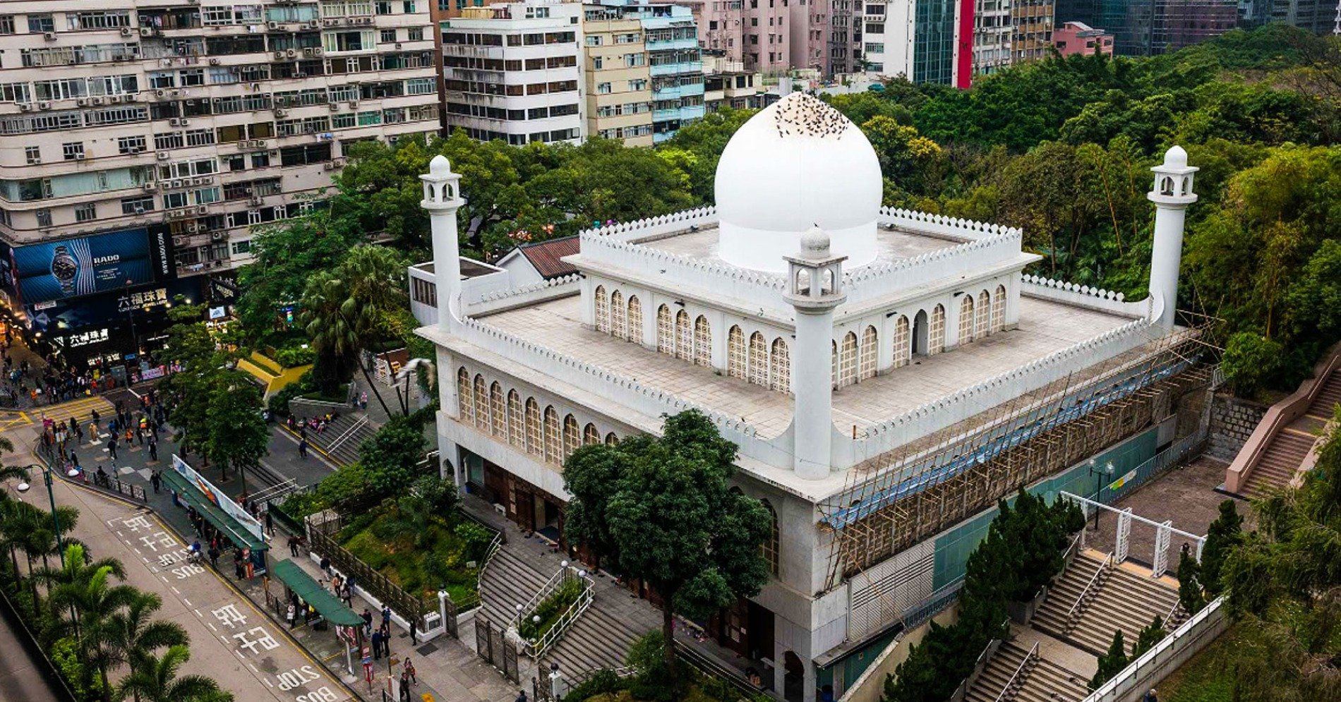 Masjid Kowloon, salah satu destinasi wisata muslom di Hong Kong