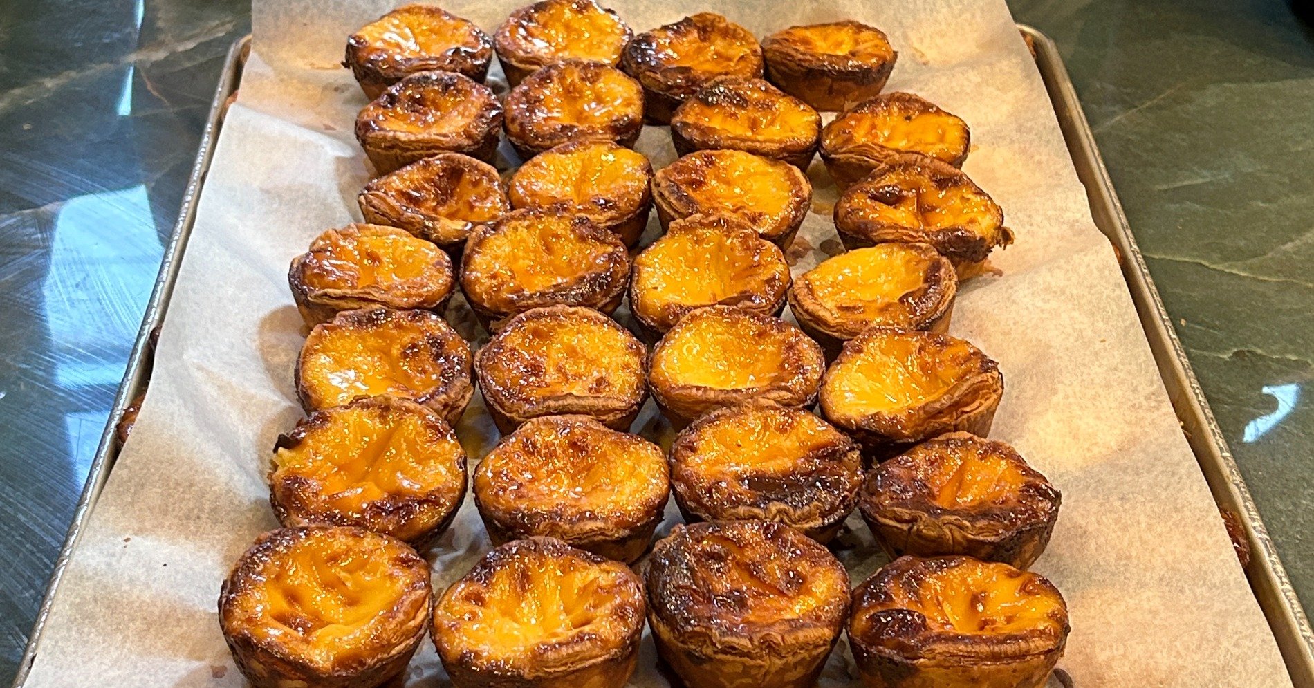 Sourdough egg tart di Bakehouse (Sumber foto: hypeabis.id/M. Taufikul Basari)