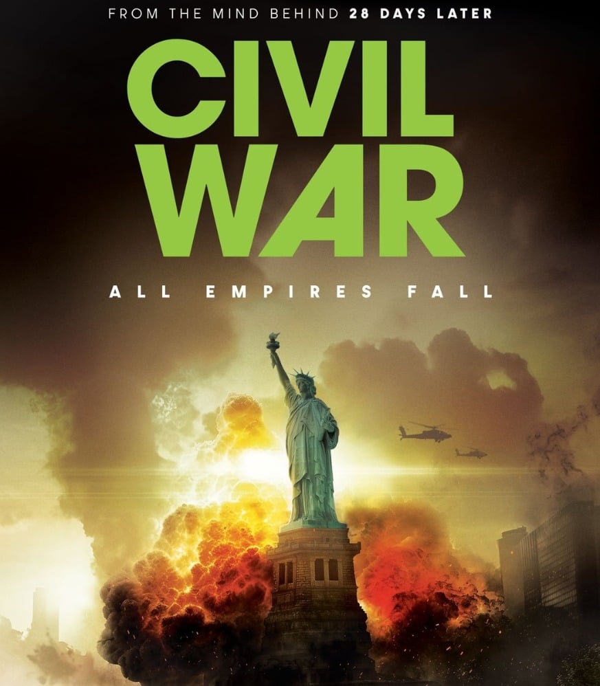 Potongan poster film Civil War (2024) (sumber gamabr: IMDb)