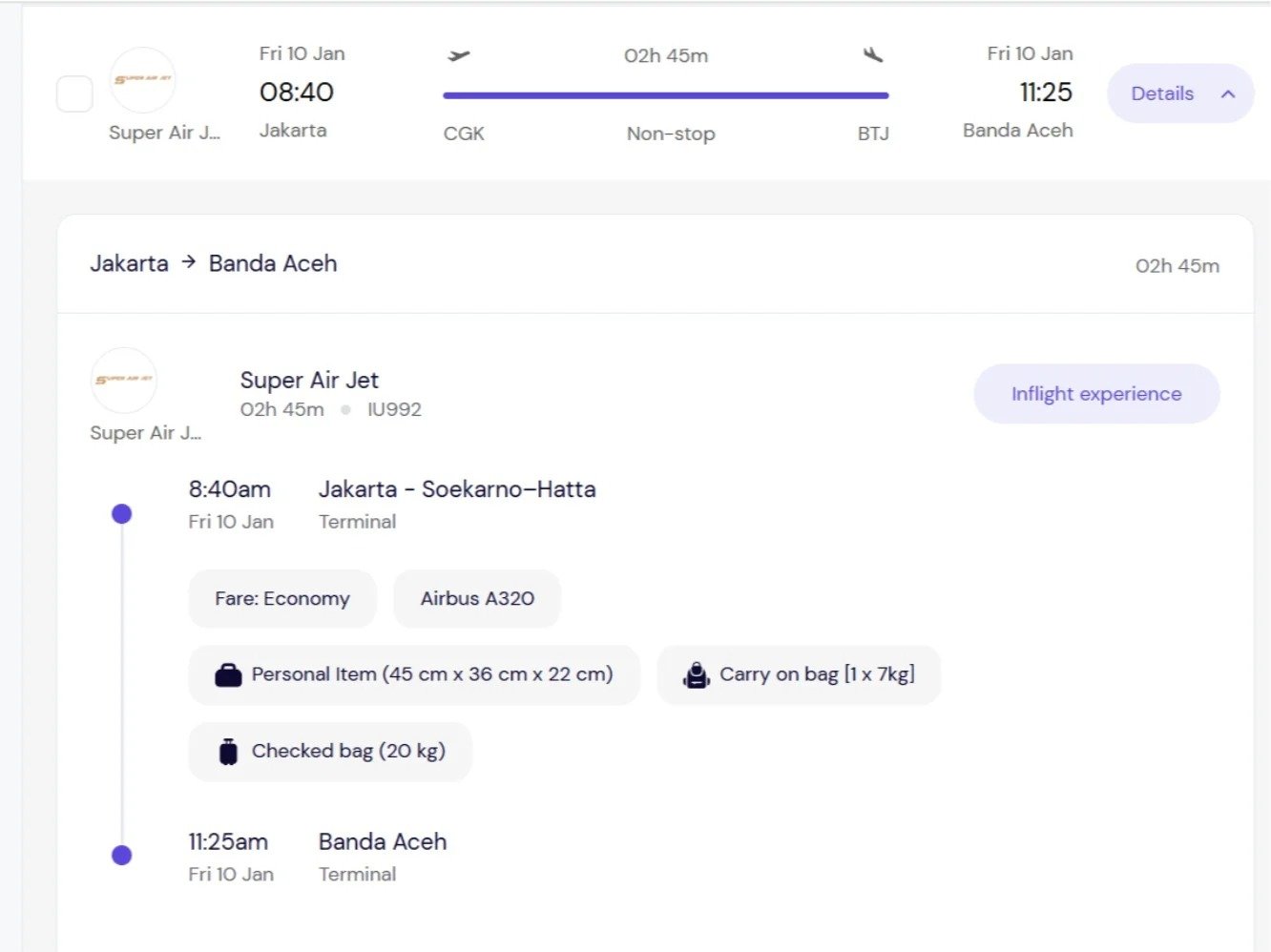 Tangkapan layar Hypeabis.id di laman Alterniva Airliner & Seat Guru