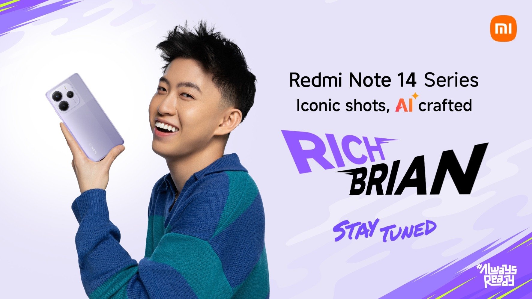 Kolaborasi Rich Brian x Redmi Note 14 5G (Sumber gambar: Dok. Xiaomi)