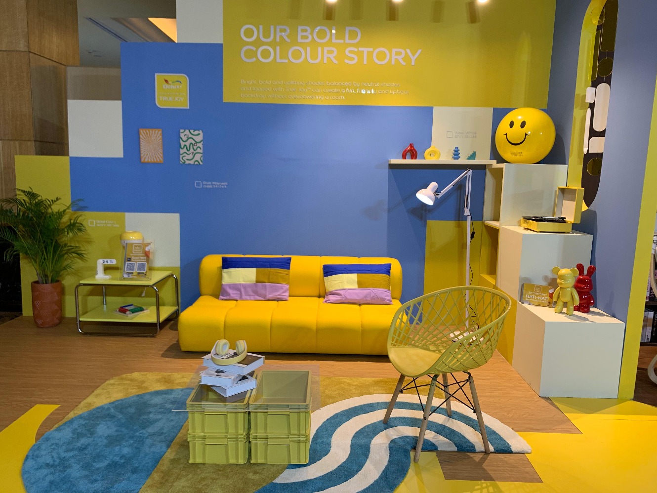 Bold Colour Story. (Sumber gambar: Dulux)