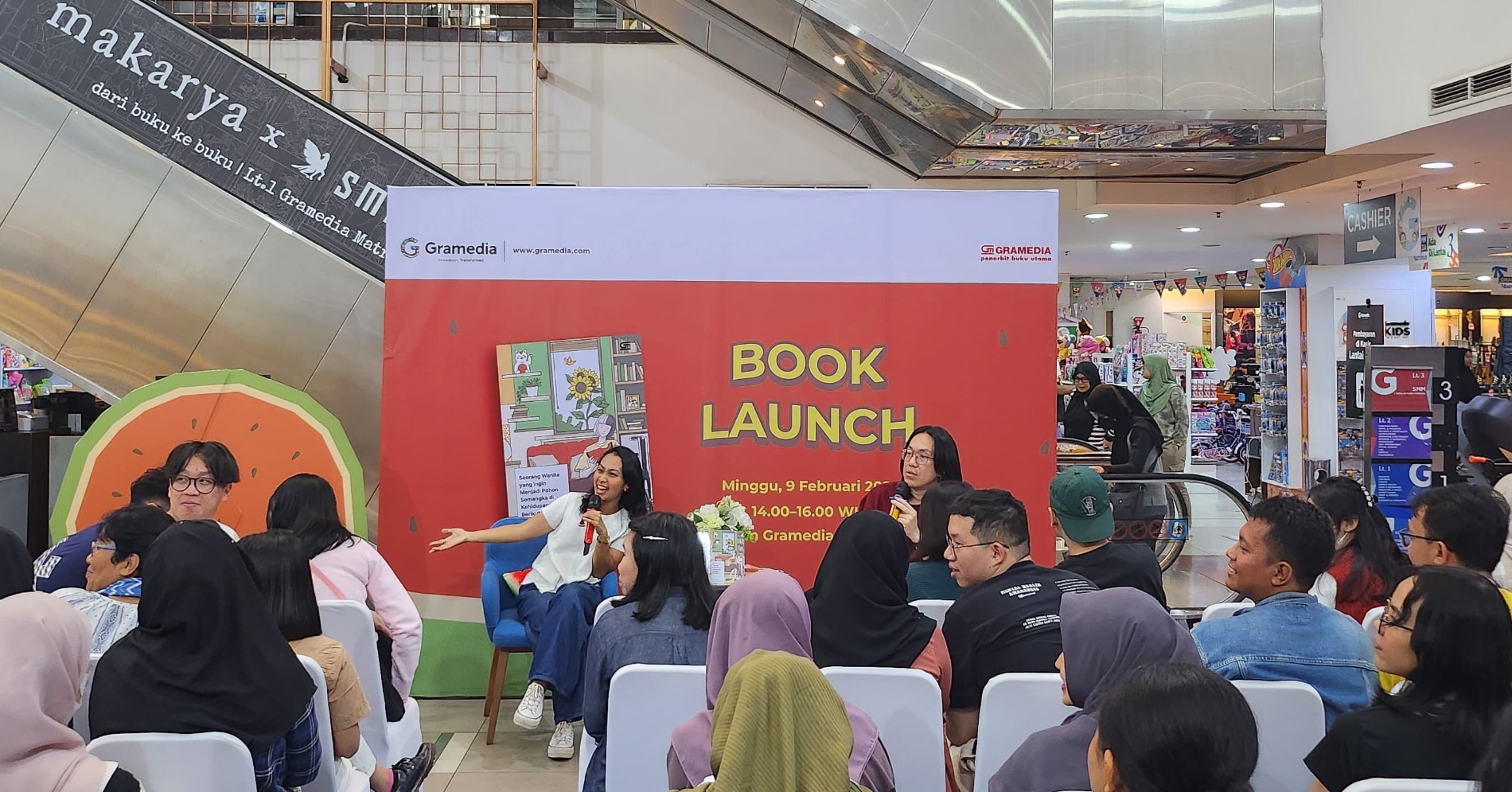 Peluncuran buku Andreas Kurniawan, Minggu (9/2/2025). (Sumber Foto: Hypeabis.id/Kintan Nabila) Peluncuran buku Andreas Kurniawan, Minggu (9/2/2025). (Sumber Foto: Hypeabis.id/Kintan Nabila)