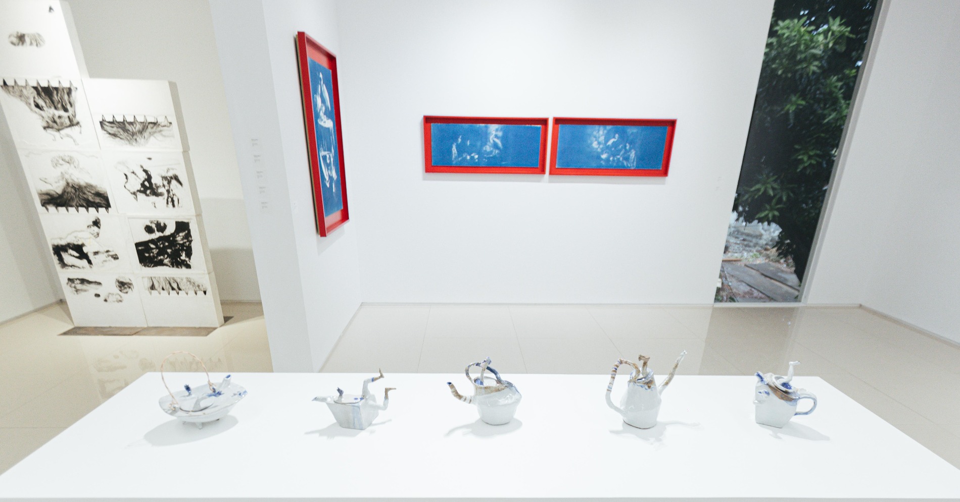 Sejumlah karya Cecil Mariani dalam pameran Nonalog di Baik Art Gallery (sumber gambar: Baik Art Gallery)