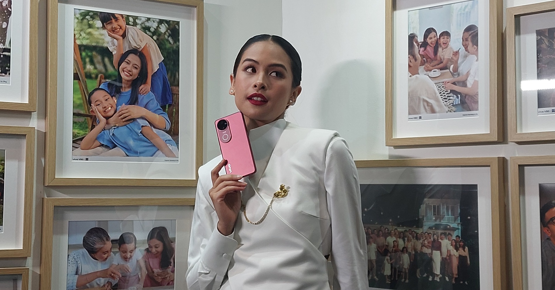 Maudy Ayunda, Brand Ambassador Vivo V50. (Sumber foto: Desyinta Nuraini/Hypeabis.id) Maudy Ayunda, Brand Ambassador Vivo V50. (Sumber foto: Desyinta Nuraini/Hypeabis.id)