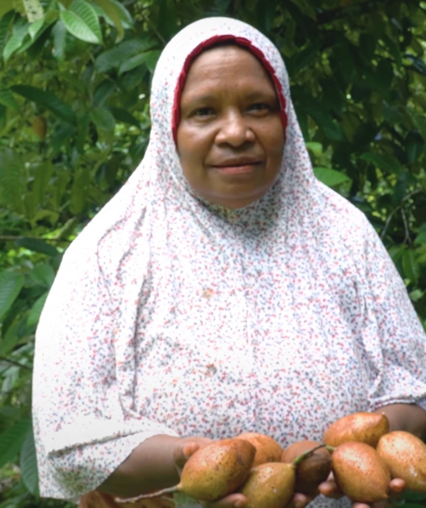 Mama Siti, perempuan adat asal Fakfak (Sumber Foto: contentro)