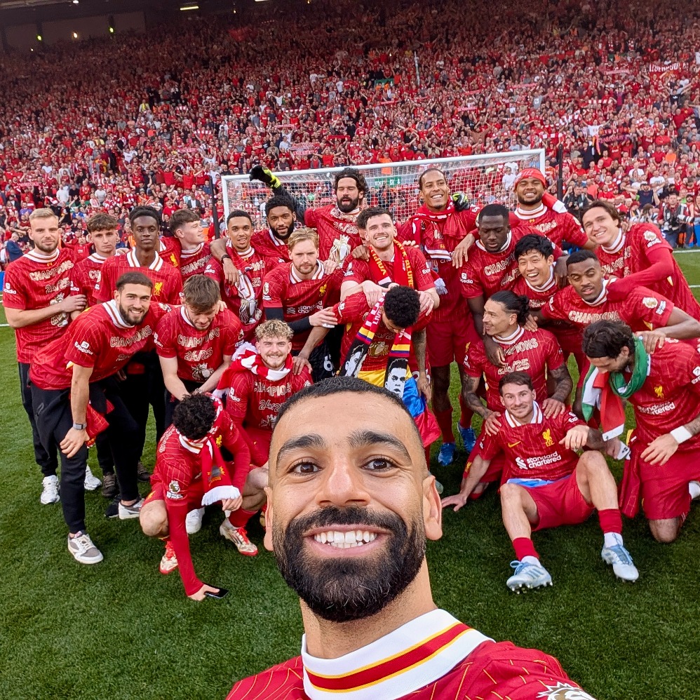 Liverpool juarai Liga Inggris musim 2024/2025 (Sumber gambar:X/Liverpool) Liverpool juarai Liga Inggris musim 2024/2025 (Sumber gambar:X/Liverpool)