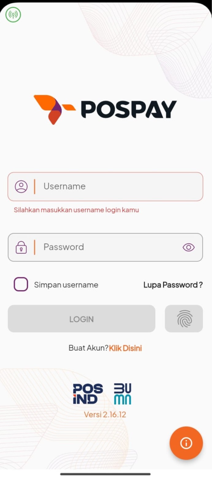 laman beranda aplikasi Pospay (Sumber gambar: Aplikasi Pospay) laman beranda aplikasi Pospay (Sumber gambar: Aplikasi Pospay)