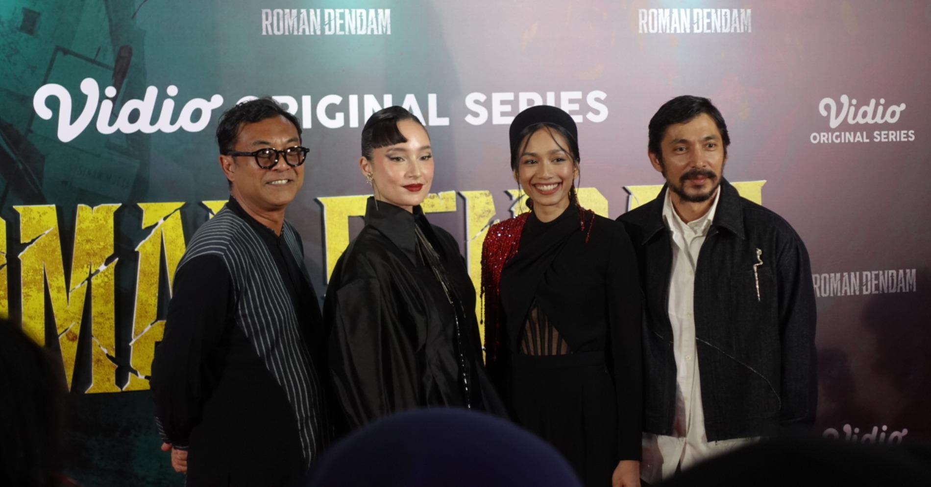 Tatjana Saphira, Faradina Mufti, Abimana Aryasatya, Kiki Narendra (Sumber gambar: Chelsea Venda/Hypeabis.id) Tatjana Saphira, Faradina Mufti, Abimana Aryasatya, Kiki Narendra (Sumber gambar: Chelsea Venda/Hypeabis.id)