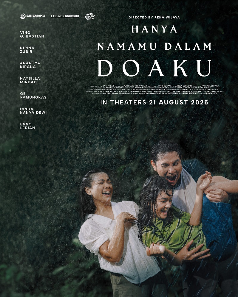 Poster film Hanya Namamu Dalam Doaku (Sumber gambar: Dok Sinemaku Pictures)