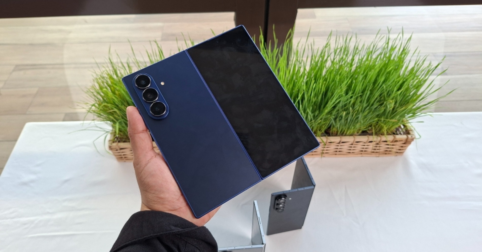Galaxy Z Fold 7. (Sumber gambar: Desyinta Nuraini/Hypeabis.id)