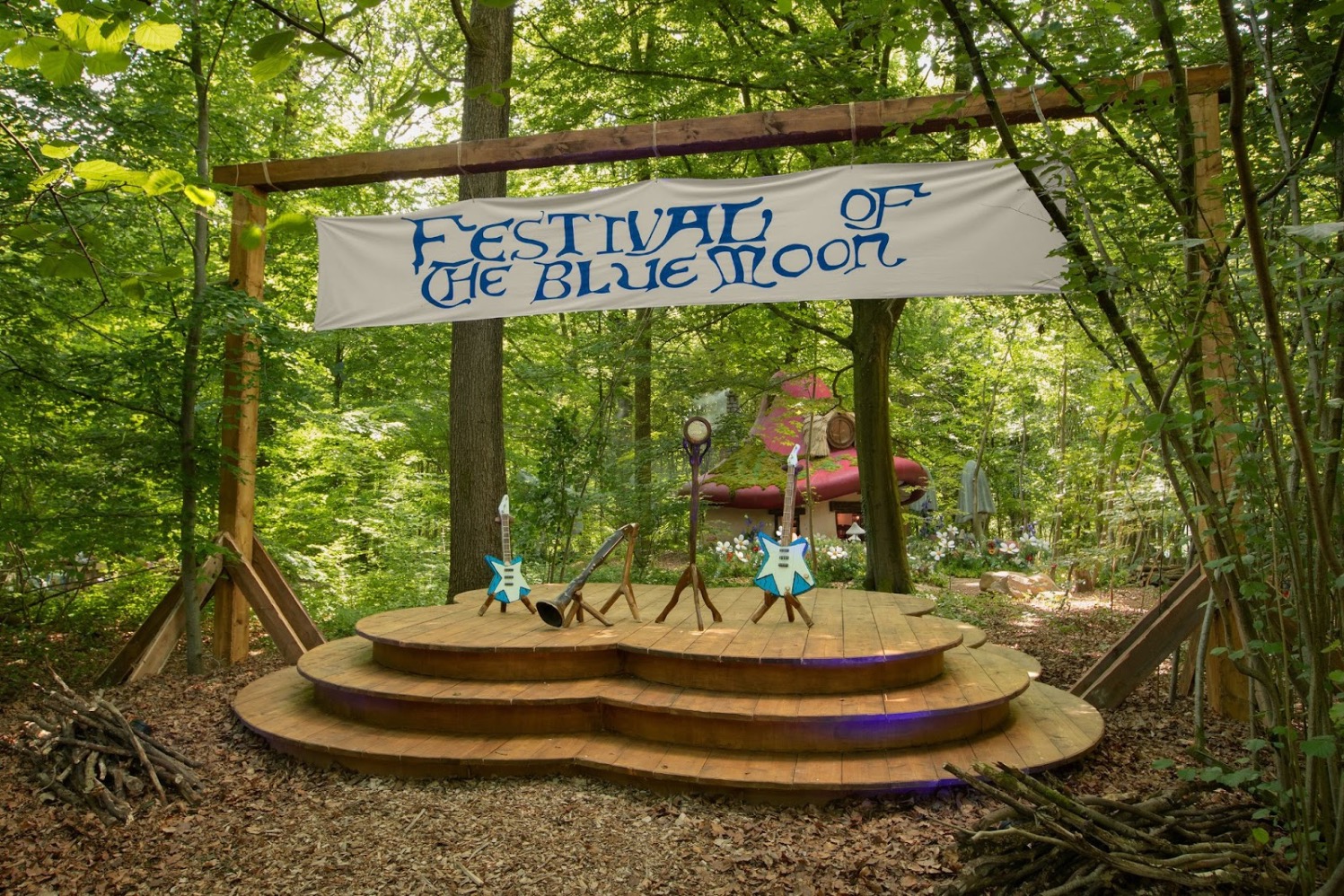 Airbnb Bertema Smurfs (Sumber gambar: Airbnb)