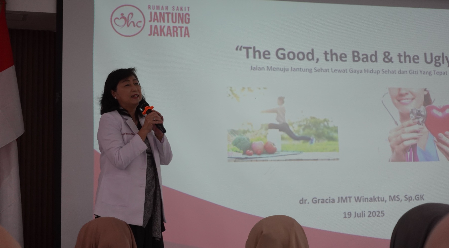 Dokter Gizi RS Jantung Jakarta, Gracia J.M.T Winaktu (Sumber gambar: Chelsea Venda/Hypeabis.id)