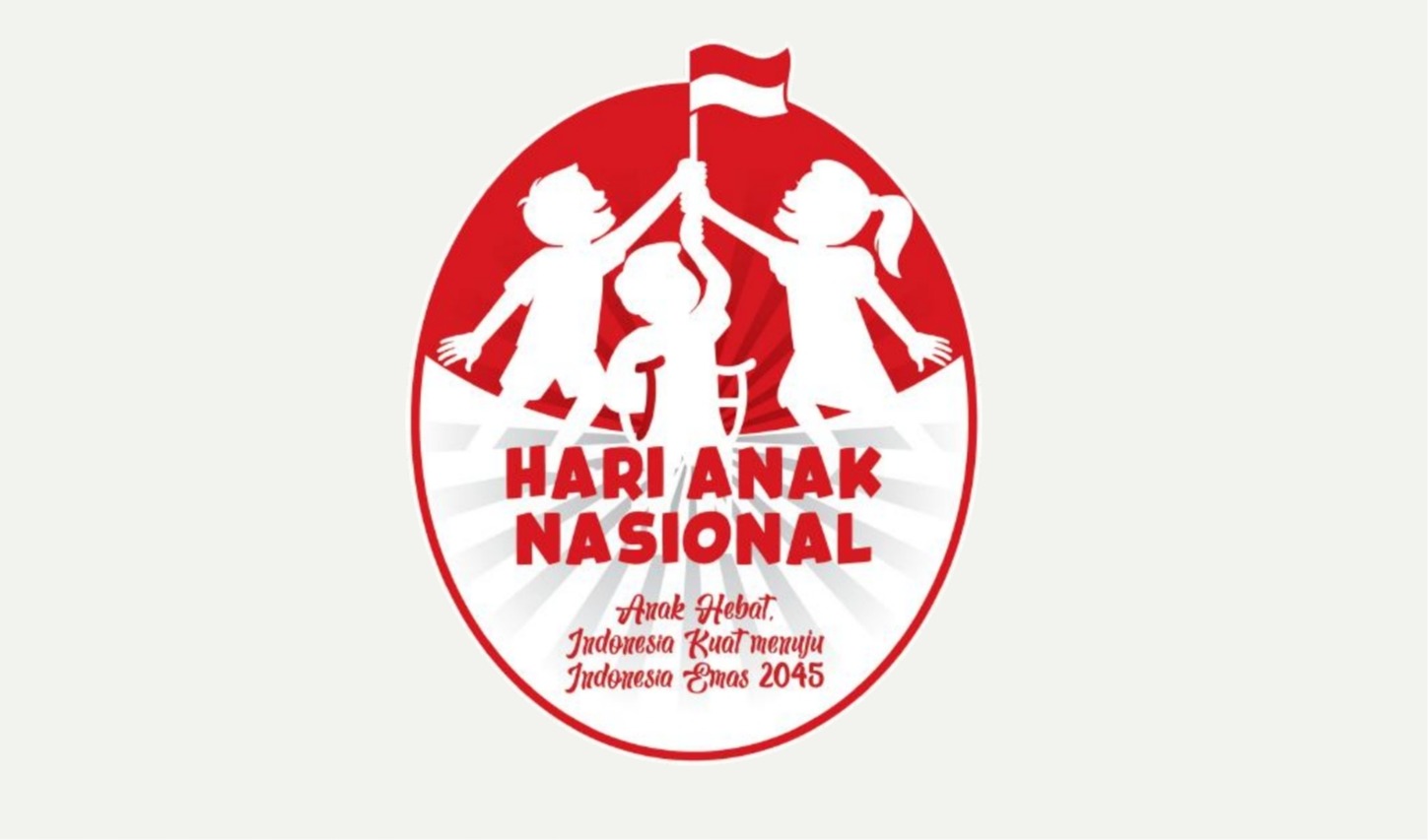 Logo Hari Anak Nasional 2025. (Sumber gambar: Kemen PPPA)
