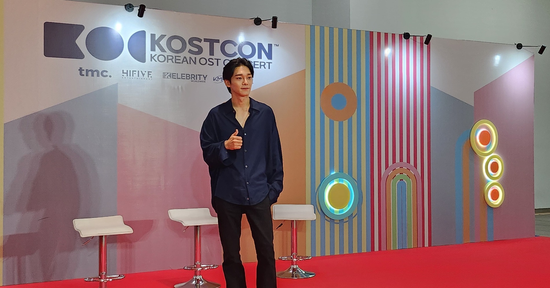 Chen EXO di sesi konferensi pers KOSTCON 2025