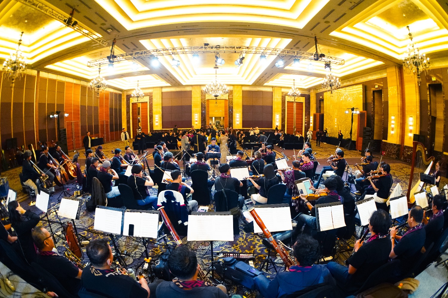 Latihan PSM 2025 di Grand Ballroom Kempinski, Jakarta  (Sumber gambar: dok Pagelaran Sabang Merauke)