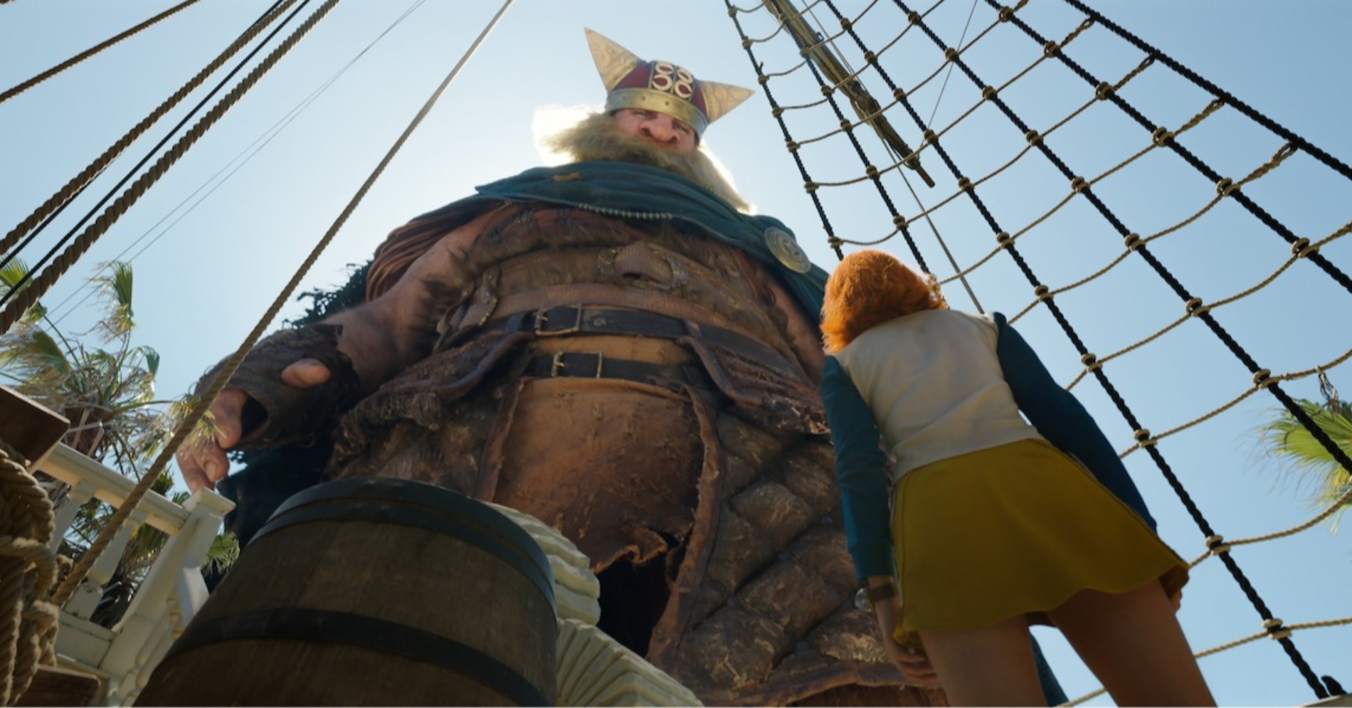 Nami berhadapan dengan Brogy. (Sumber gambar: Netflix)