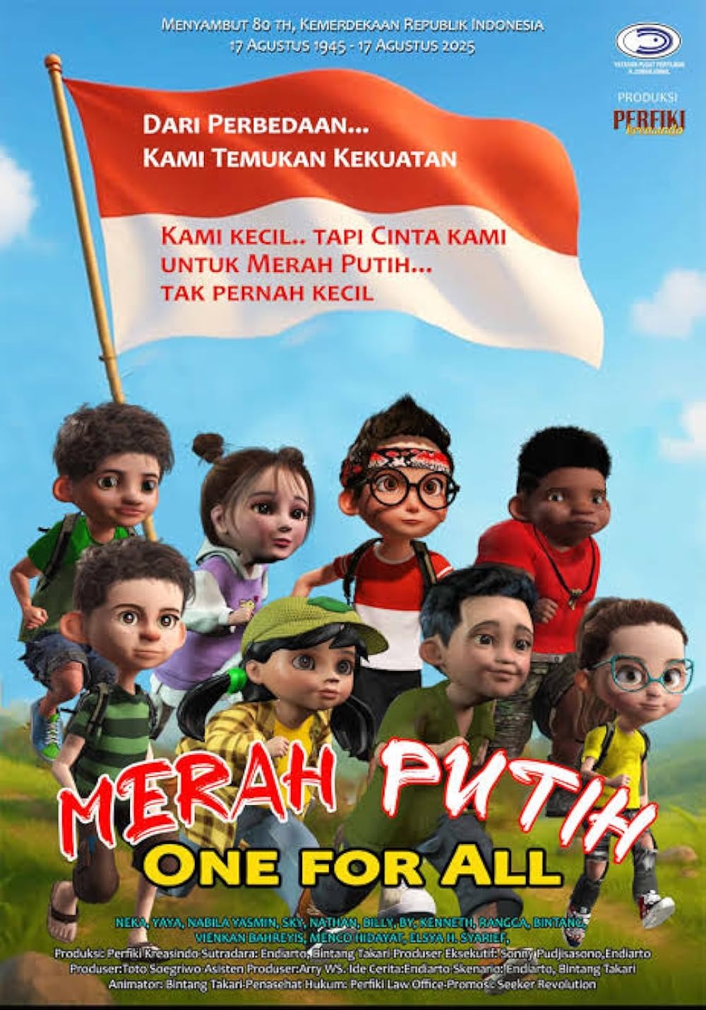 Poster Merah Putih One For All. (Sumber gambar: Perfiki Kreasindo)