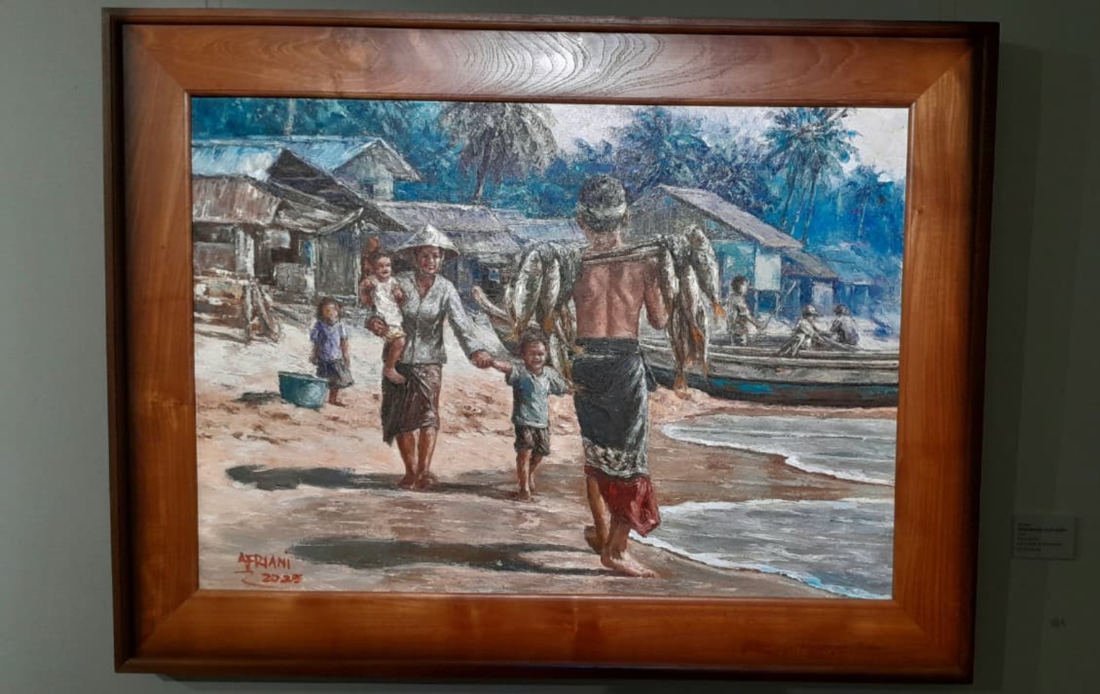 Pameran Wajah Kita dalam Rupa di Bentara Budaya Art Center Gallery, Menara Kompas, Jakarta (Sumber gambar: Hypeabis.id/Prasetyo Agung Ginanjar)