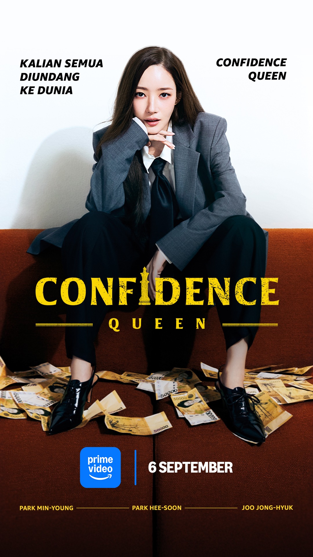 Poster Confidence Queen. (Sumber gambar: Prime Video) Poster Confidence Queen. (Sumber gambar: Prime Video)