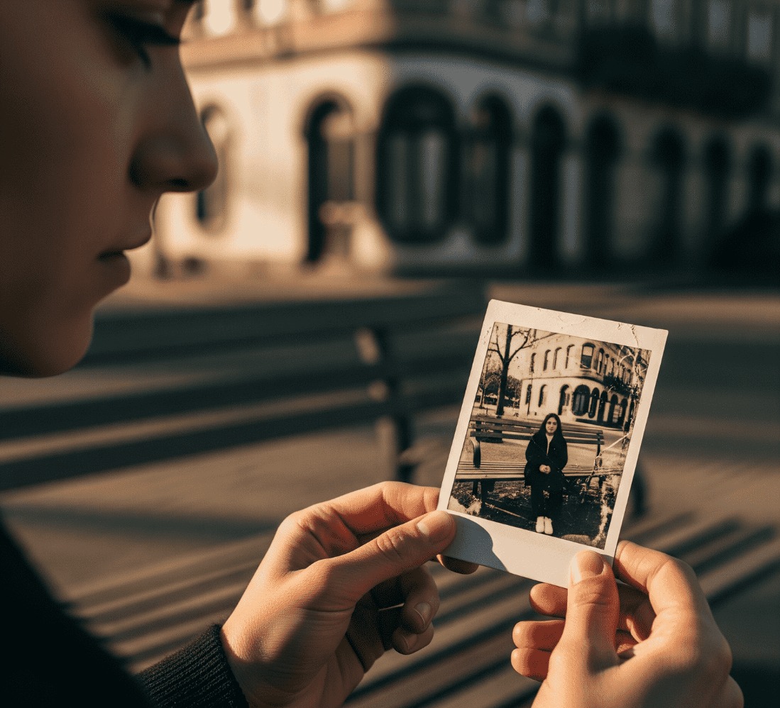 Foto masa kecil dan sekarang (Sumber Foto: Gemini AI)