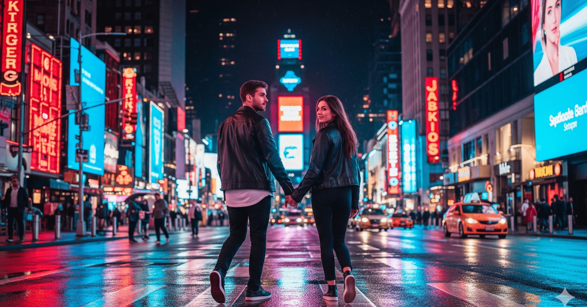 Contoh foto pasangan dari prompt 3 (Sumber Foto: Gemini AI)