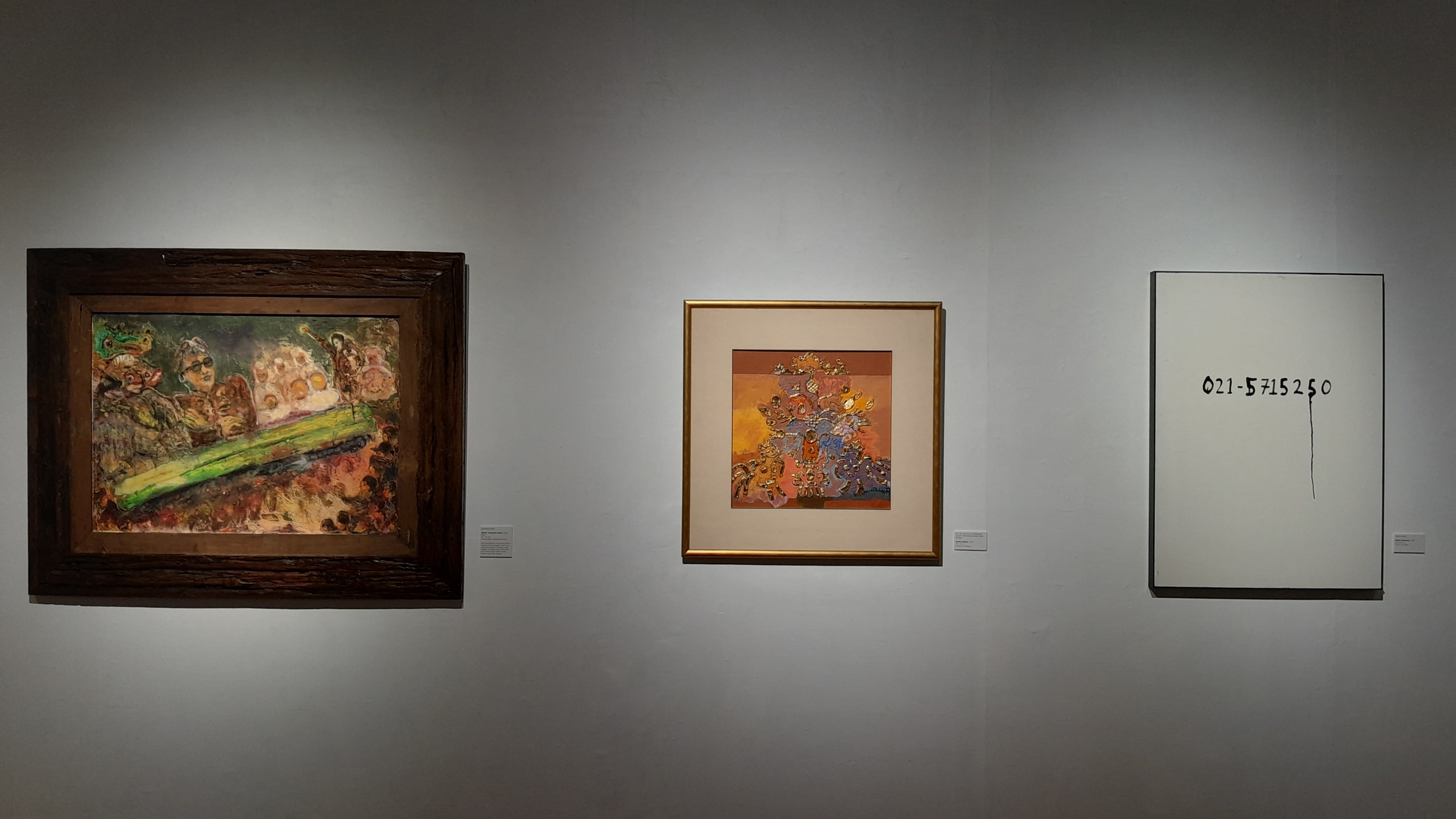 Pameran Nada Merupa di Bentara Budaya Jakarta, yang berlangsung pada 19–28 September 2025 (sumber gambar: Hypeabis.id/Prasetyo Agung Ginanjar)