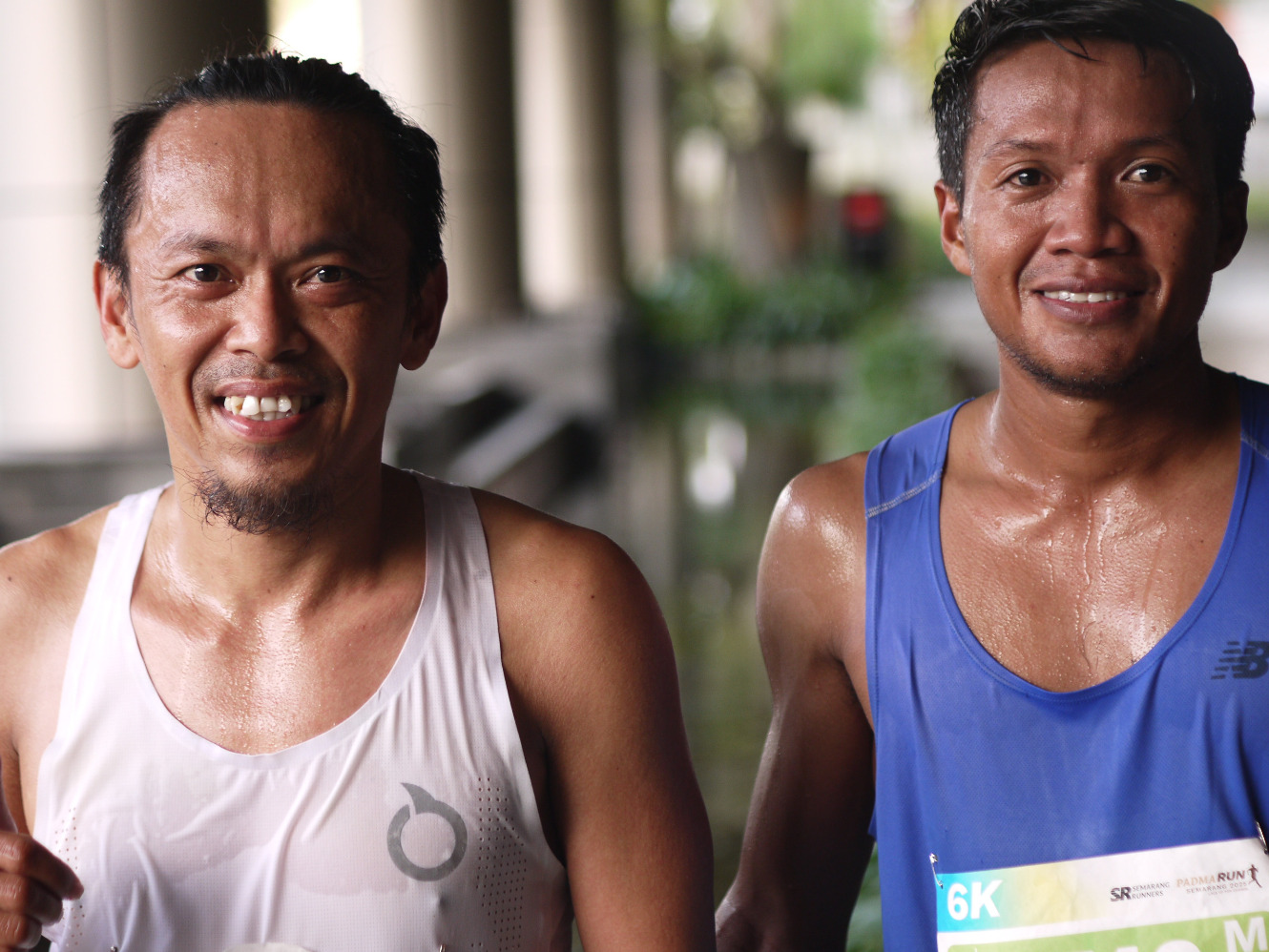 Faizin (kiri) dan Ahmad Zaini, pemenang kategori 10K dan 6K Pria dalam Padma Run 2025 yang digelar Minggu (14/9/2025). (Sumber Gambar: Hypeabis/Muhammad Faisal Nur Ikhsan) Faizin (kiri) dan Ahmad Zaini, pemenang kategori 10K dan 6K Pria dalam Padma Run 2025 yang digelar Minggu (14/9/2025). (Sumber Gambar: Hypeabis/Muhammad Faisal Nur Ikhsan)