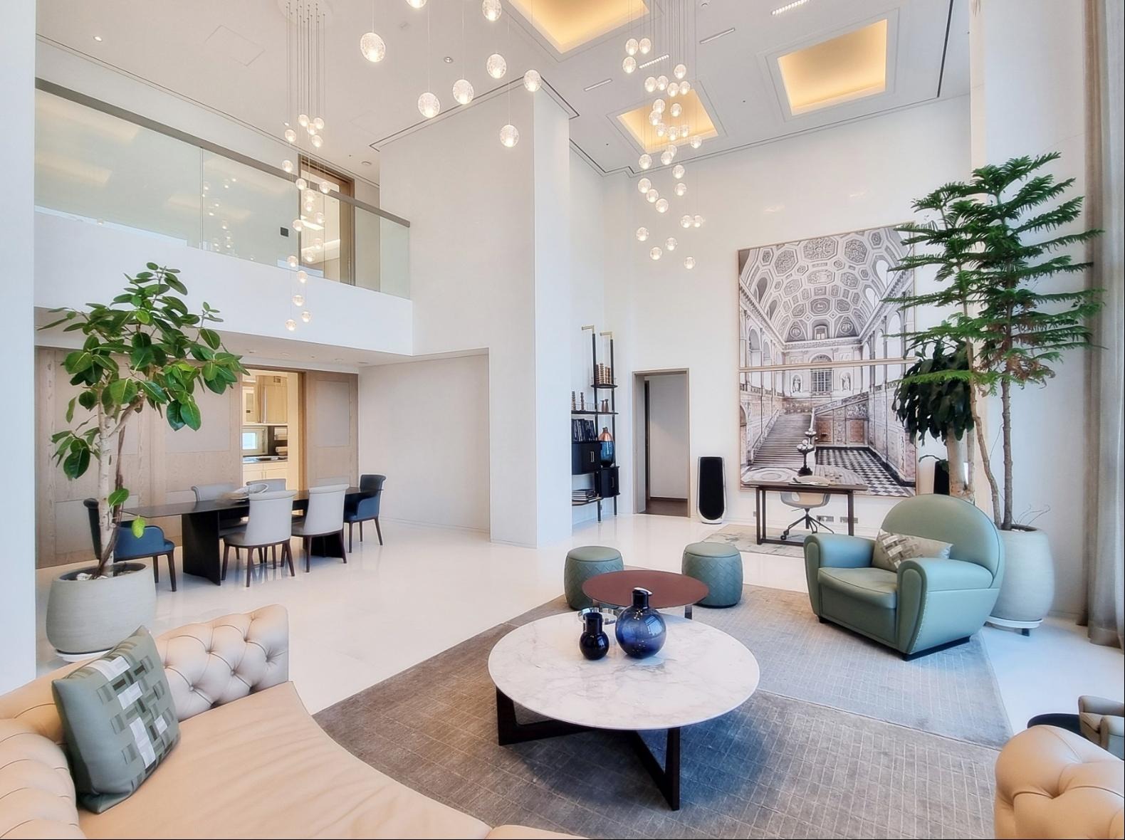 Interior penthouse PH129. (Sumber gambar: Property Listings) Interior penthouse PH129. (Sumber gambar: Property Listings)