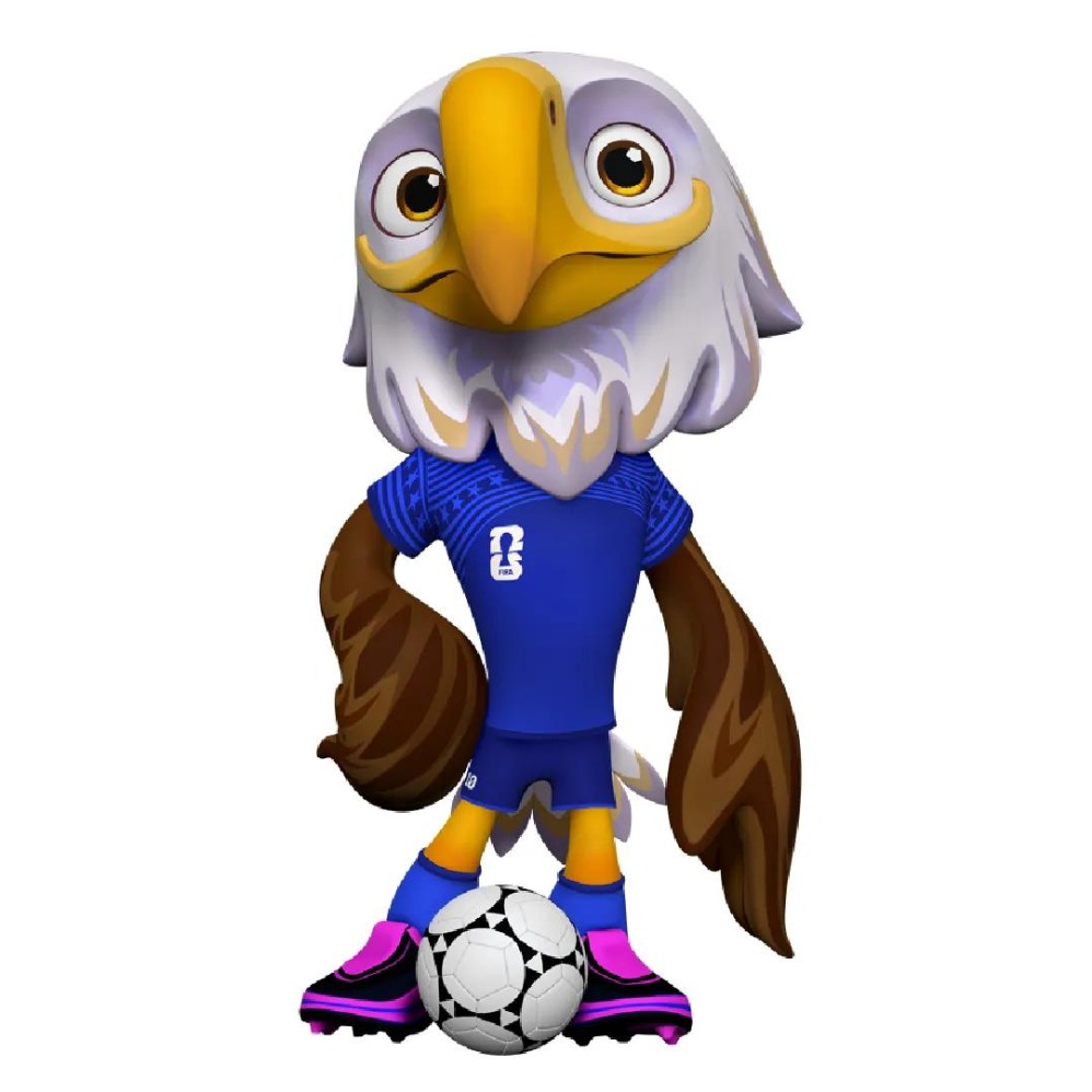 Maskot elang Amerika Serikat dinamai Clutch (Sumber gambar: FIFA)