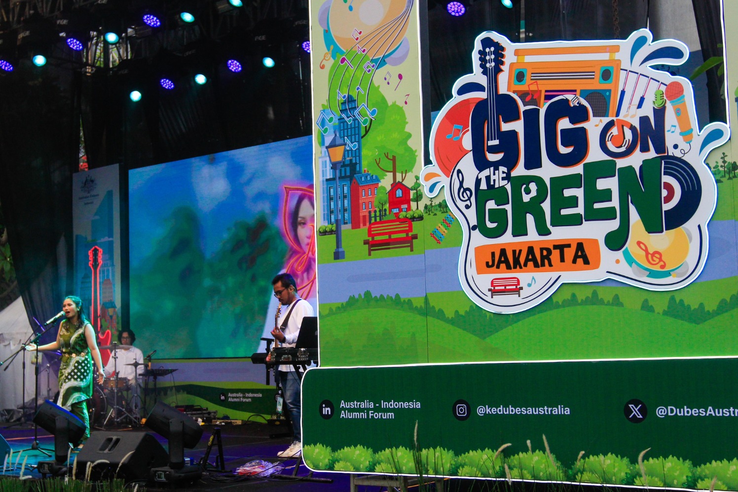 Suasana Gig on The Green 2025 (Sumber gambar: Hypeabis.id/Robby Fathan)