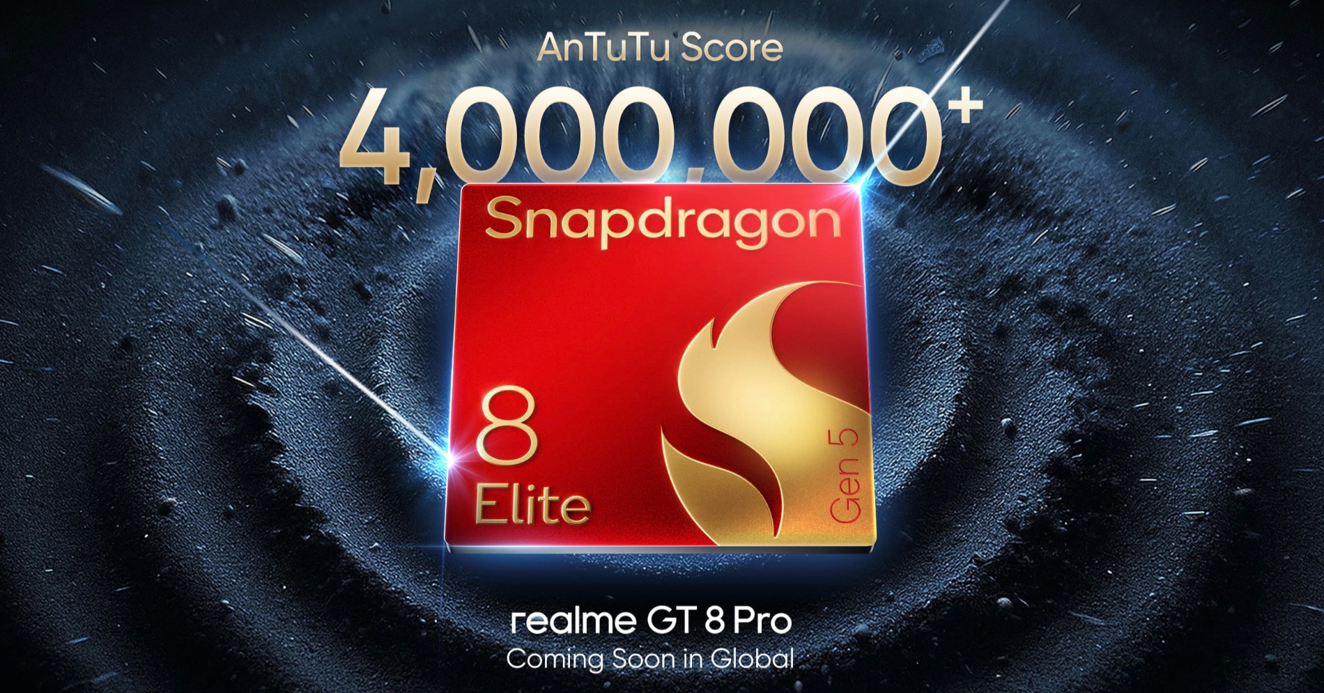 Skor Antutu chipset terbaru Qualcomm yang dipakai Realme GT 8 Pro. (Sumber gambar: Realme) Skor Antutu chipset terbaru Qualcomm yang dipakai Realme GT 8 Pro. (Sumber gambar: Realme)