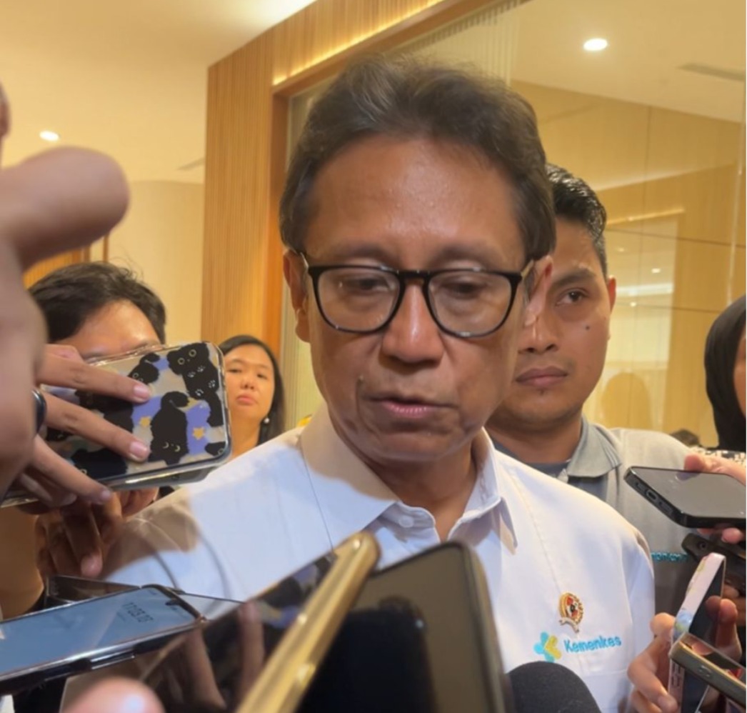 Menteri Kesehatan RI Budi Gunadi Sadikit ditemui wartawan di Kantor Kementerian Kesehatan RI pada Minggu (29/9/2025).