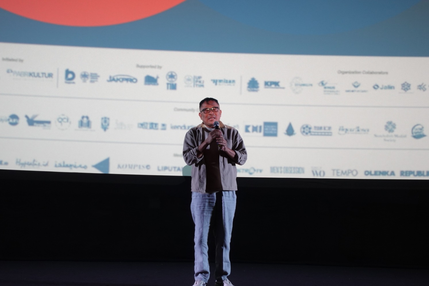 Festival Board MIFF, Garin Nugroho (Sumber gambar: Chelsea Venda/Hypeabis.id)