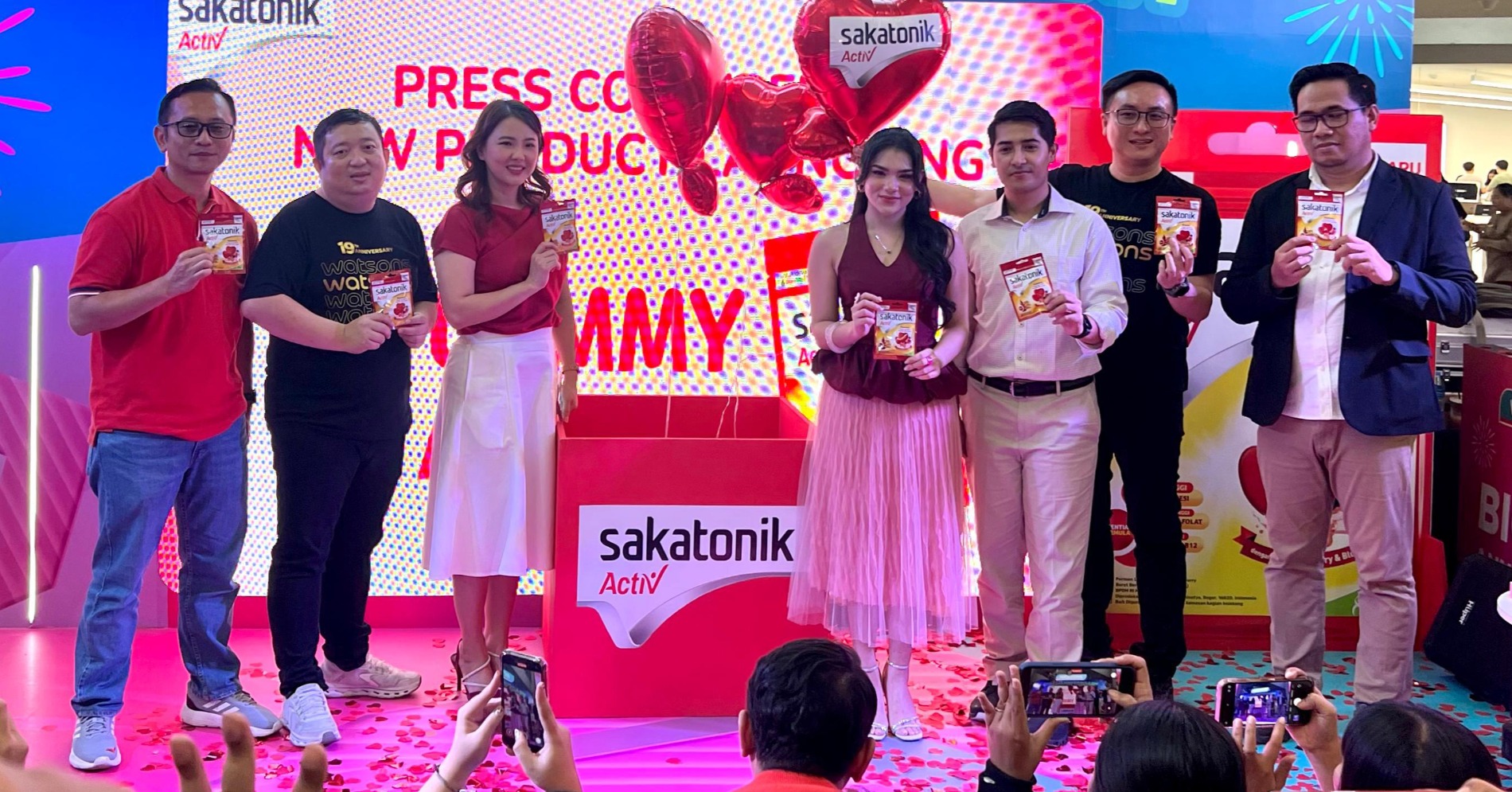 Peluncuran Sakatonik Activ Gummy di bilangan Jakarta. (Sumber gambar: Kalbe)