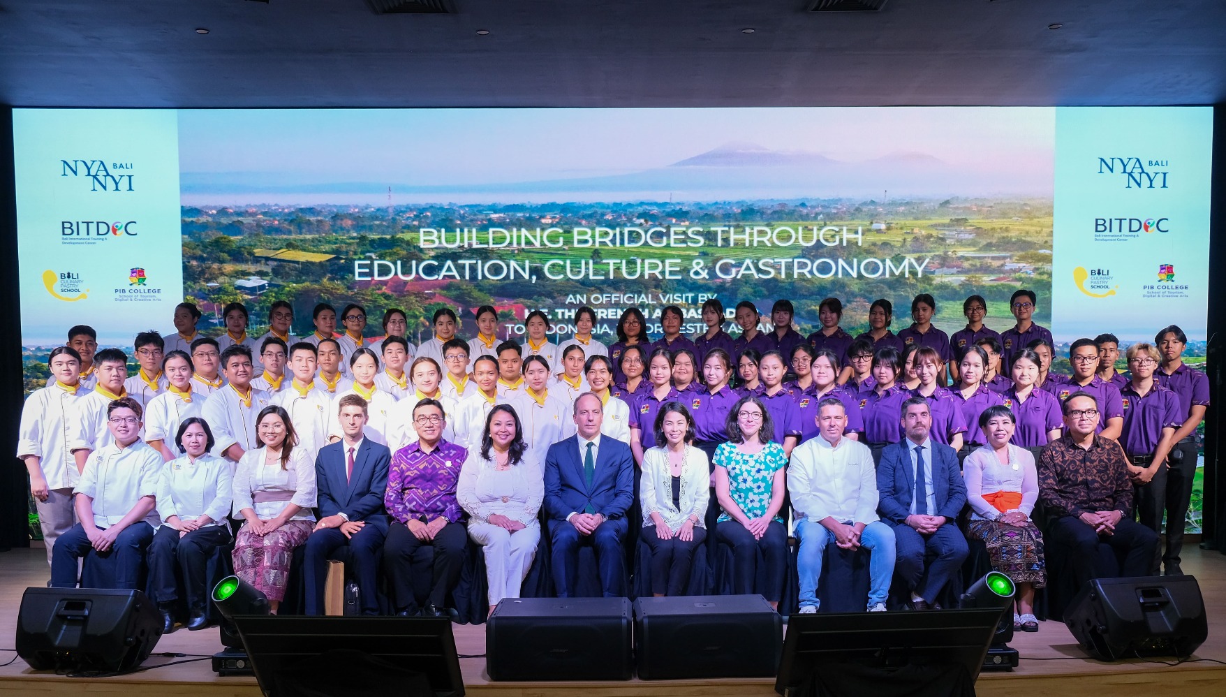 Kunjungan Duta Besar Prancis untuk Indonesia, Timor-Leste, dan ASEAN Fabien Penone ke Bali Culinary Pastry School (BCPS) di Tabanan, Bali. (Sumber gambar: Bali Culinary Pastry School (BCPS) 