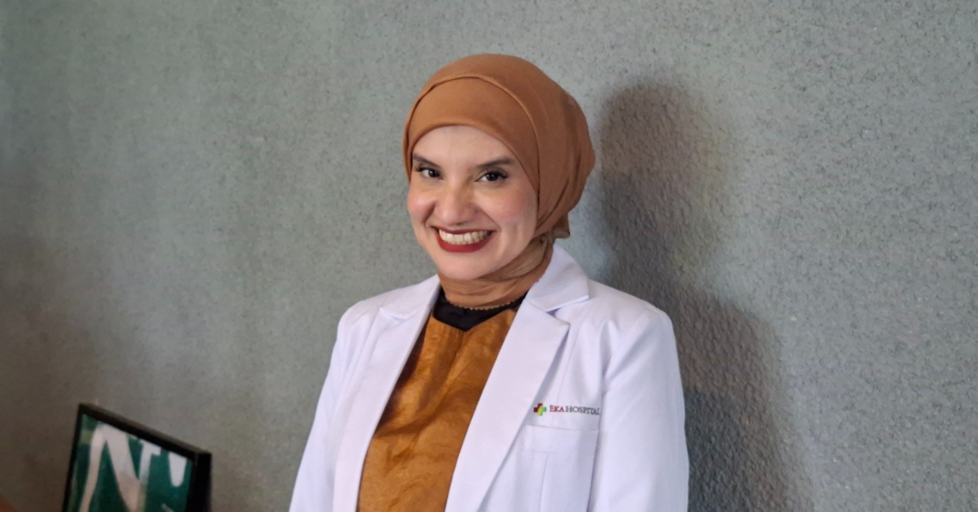 Spesialis Anak Eka Hospital Depok dr. Nadine Shakina Tabit. (Sumber gambar: Desyinta Nuraini/Hypeabis.id)