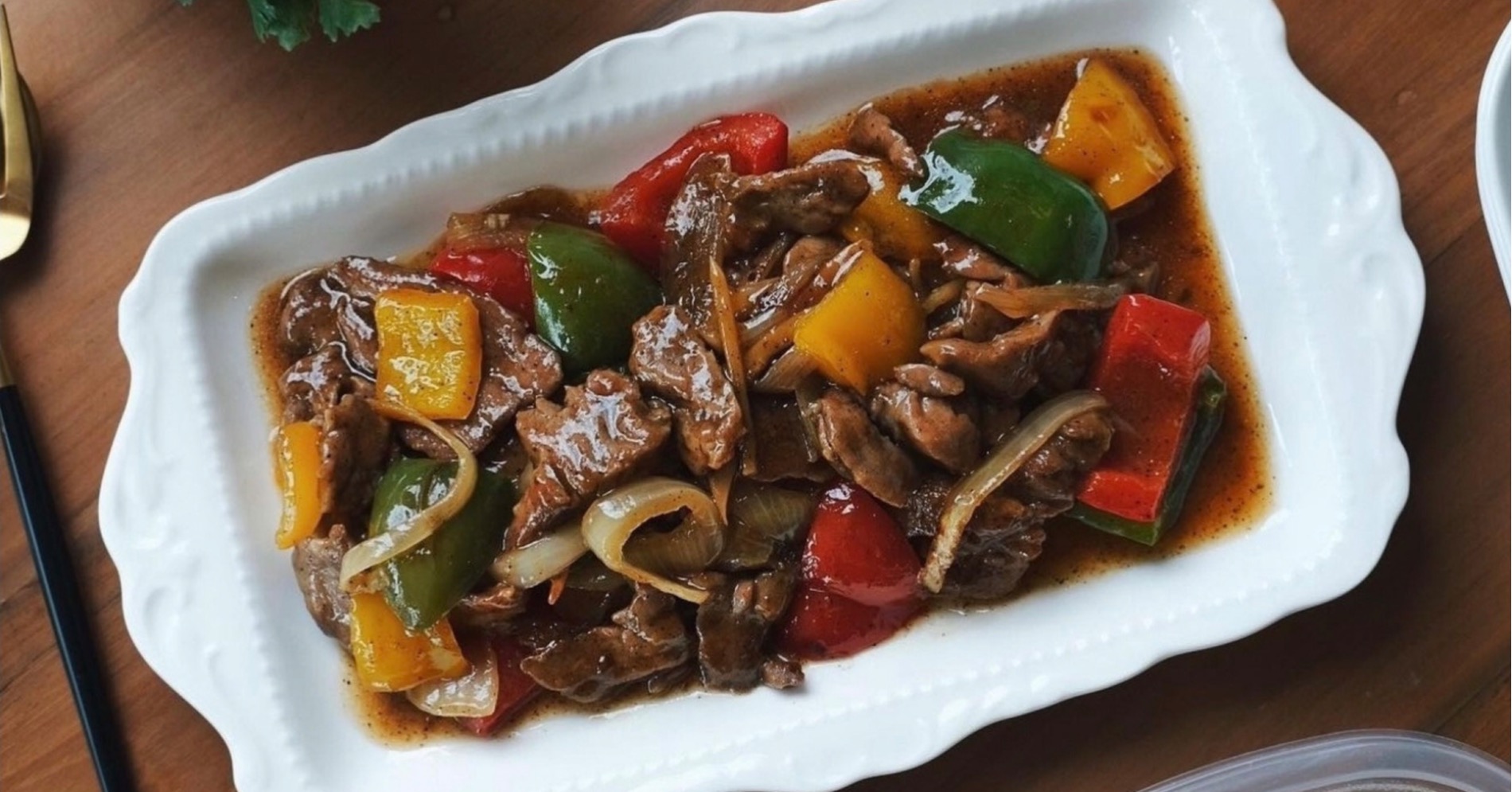 Resep Daging Sapi Lada Hitam Simpel ala Yuda Bustara