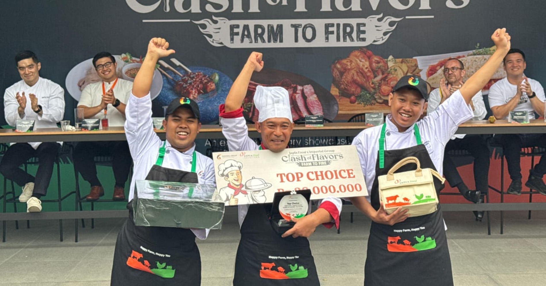 Dorong Inovasi, Japfa Food dan Imperial Kitchen Gelar Clash of Flavours: Farm to Fire