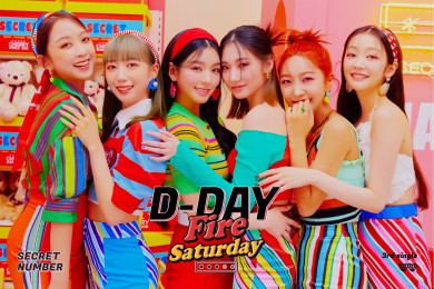 SECRET NUMBER Bawakan Konsep Retro dalam Video Klip FIRE SATURDAY