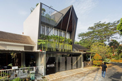 Ring House, Konsep Desain Satukan Hunian dengan Hobi Basket