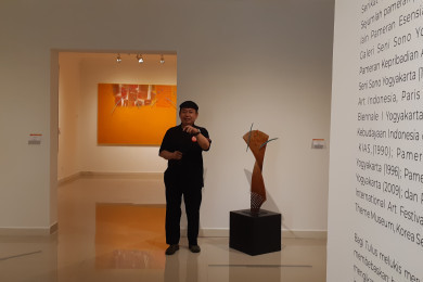 Seniman Tulus Warsito Kembali dengan Pameran Tunggal di Galeri Nasional Indonesia