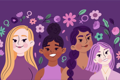 Makna Warna Ungu di Balik Peringatan Hari Perempuan Internasional