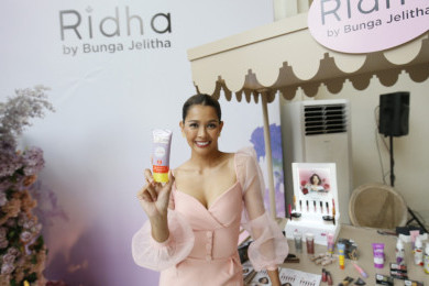 Skincare Lokal Ridha Beauty by Bunga Jelitha Targetkan Pasar Domestik hingga Internasional
