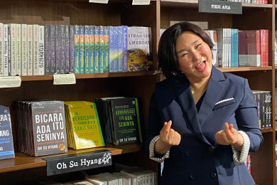 Pertama Kali ke Indonesia, Penulis Oh Su Hyang Ajak Pembaca Belajar Seni Berbicara dengan Hati